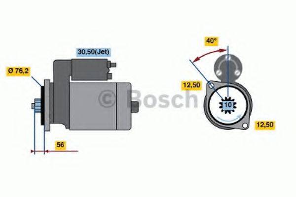 BOSCH 0986018500 Стартер