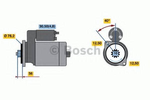 BOSCH 0986020290 Стартер