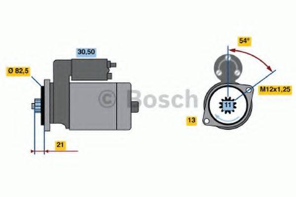 BOSCH 0986020591 Стартер