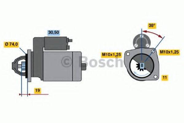 BOSCH 0986020731 Стартер