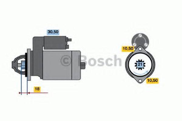 BOSCH 0986020741 Стартер