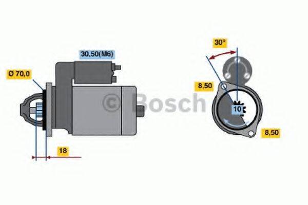 BOSCH 0986021260 Стартер