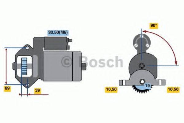 BOSCH 0986021351 Стартер