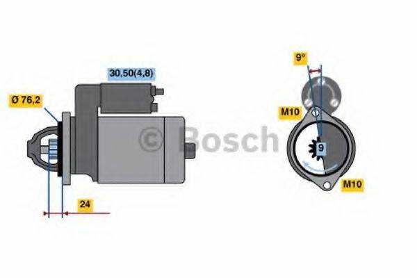 BOSCH 0986021510 Стартер