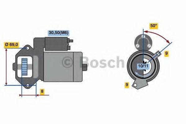 BOSCH 0986022670 Стартер