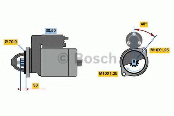 BOSCH 0986023720 Стартер