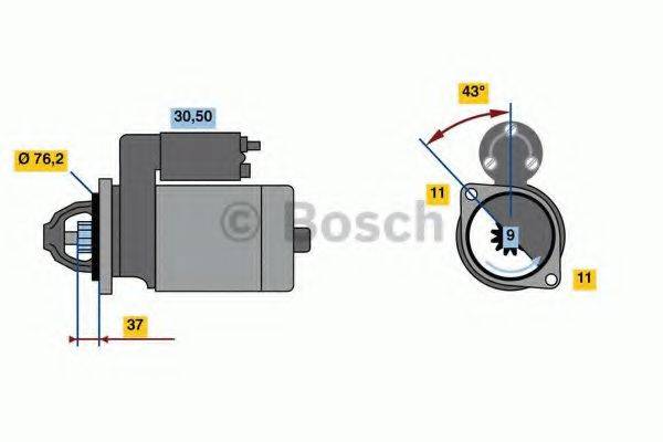 BOSCH 0986023730 Стартер