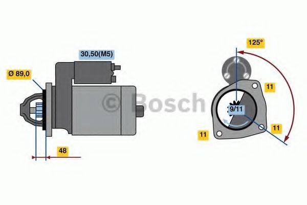 BOSCH 0986023830 Стартер