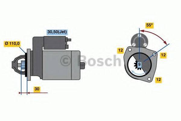 BOSCH 0986023860 Стартер