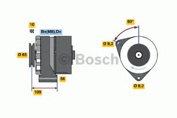 BOSCH 0986030530 Генератор