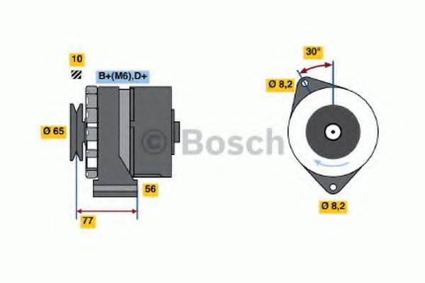 BOSCH 0986030830 Генератор