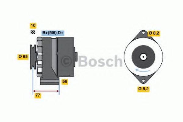 BOSCH 0986030870 Генератор