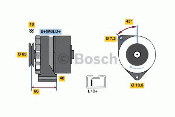 BOSCH 0986031000 Генератор