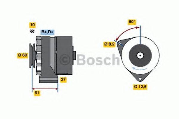 BOSCH 0986031280 Генератор