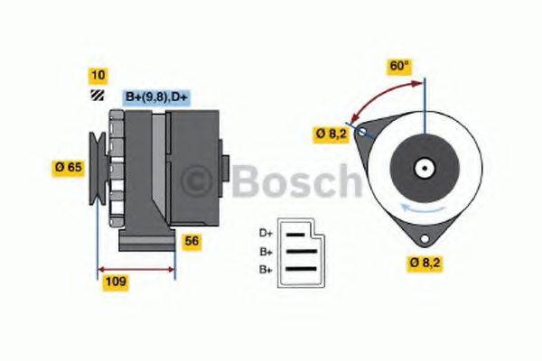 BOSCH 0986031520 Генератор