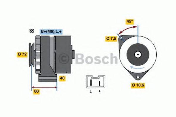 BOSCH 0986032061 Генератор