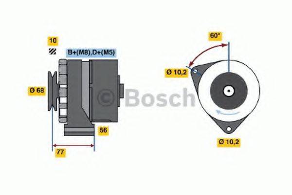 BOSCH 0120469945 Генератор