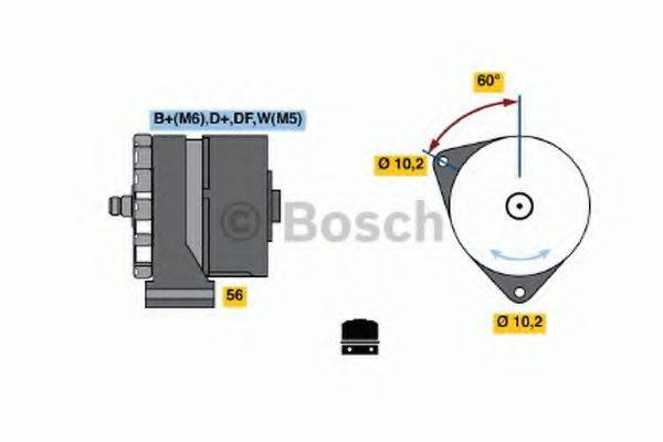 BOSCH 0986033620 Генератор