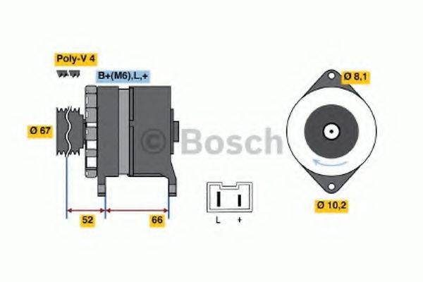 BOSCH 0986034000 Генератор