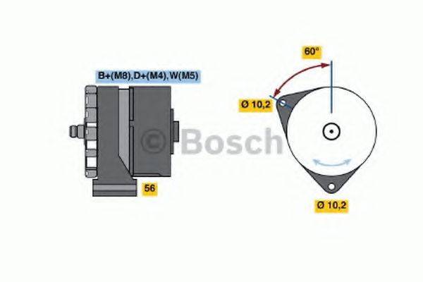 BOSCH 0120469629 Генератор