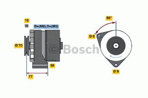 BOSCH 0986034110 Генератор