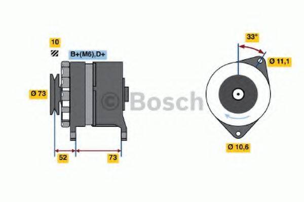 BOSCH 0986034640 Генератор