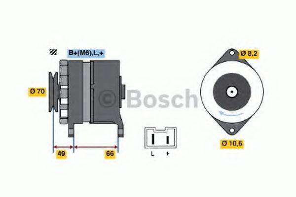 BOSCH 0986034801 Генератор