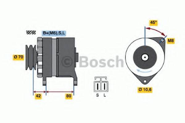 BOSCH 0986035331 Генератор