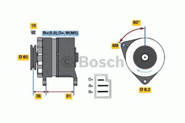 BOSCH 0120488182 Генератор