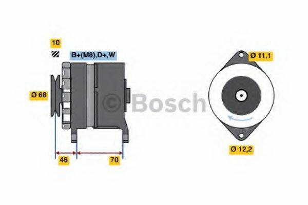 BOSCH 0120488195 Генератор