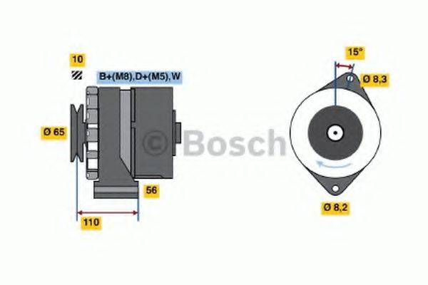 BOSCH 0986036510 Генератор