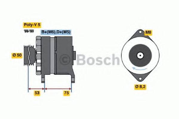 BOSCH 0120488201 Генератор