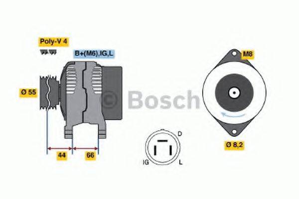 BOSCH 0986038151 Генератор