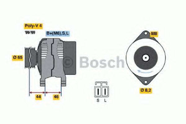 BOSCH 0986038211 Генератор