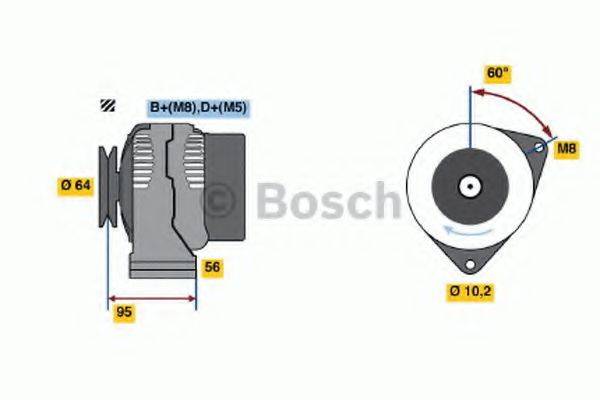 BOSCH 0120335007 Генератор