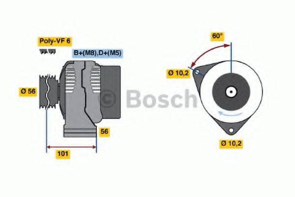 BOSCH 0123320046 Генератор