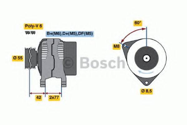 BOSCH 0123310054 Генератор