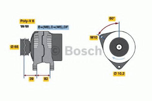 BOSCH 0986039690 Генератор