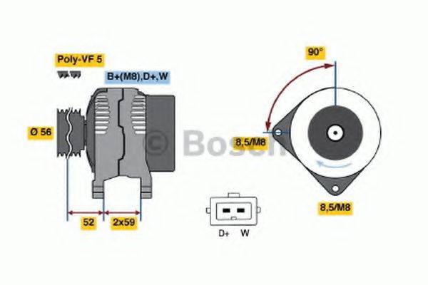 BOSCH 0123310038 Генератор