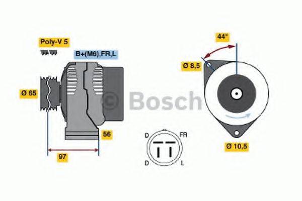 BOSCH 0123115014 Генератор