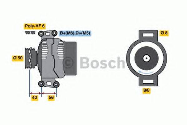 BOSCH 0123510108 Генератор