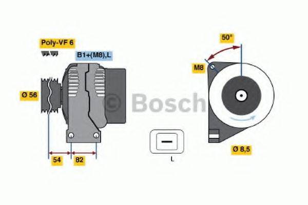 BOSCH 0124515019 Генератор