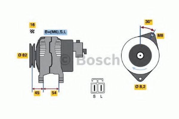 BOSCH 0986042281 Генератор