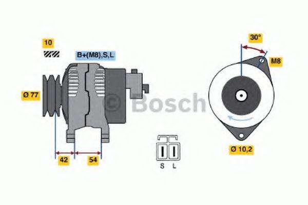 BOSCH 0986042291 Генератор