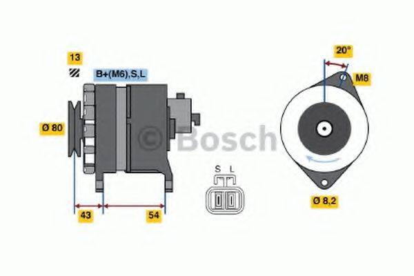 BOSCH 0986042311 Генератор