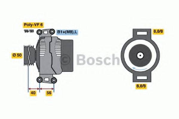 BOSCH 0986042530 Генератор