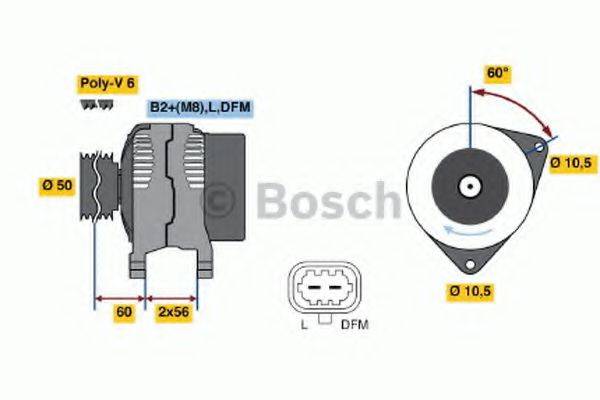 BOSCH 0124515032 Генератор