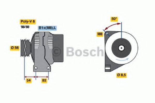 BOSCH 0124625025 Генератор