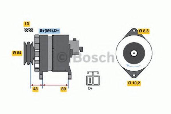 BOSCH 0986044940 Генератор