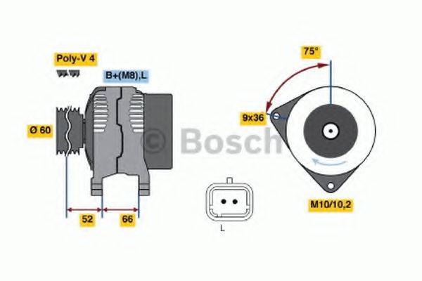 BOSCH 0986045221 Генератор